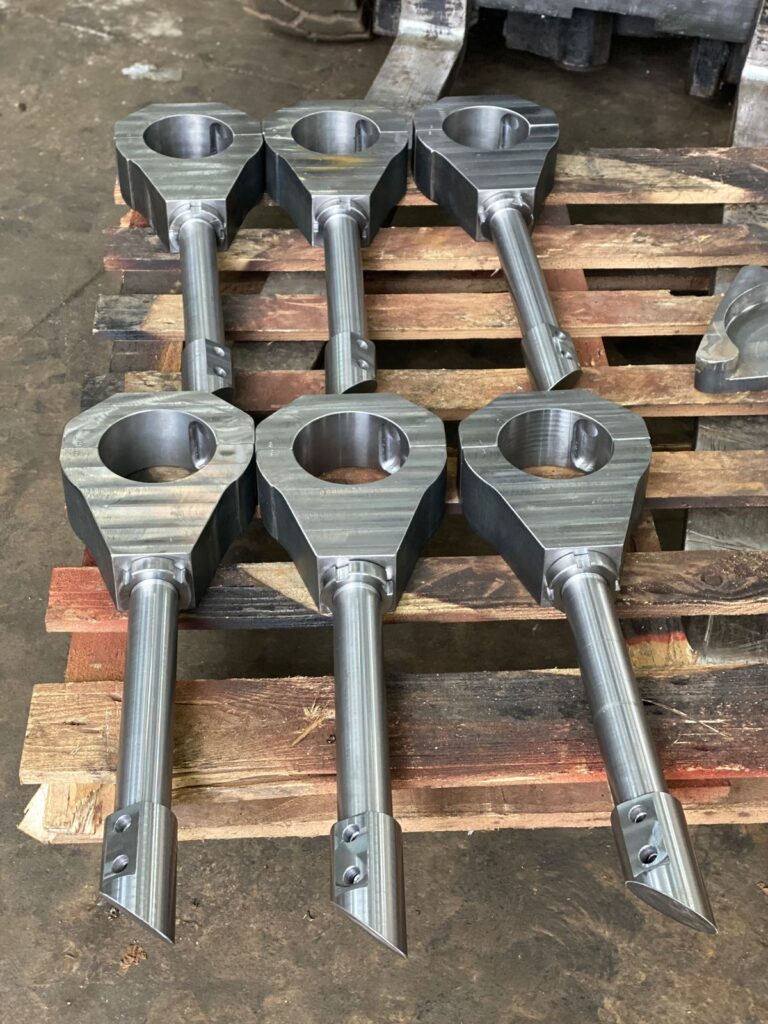 Conjunto de braços para misturador de pá