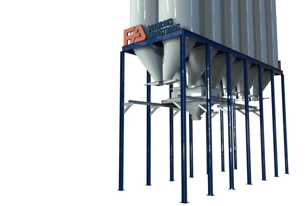 SILO DE EXPEDIÇÃO COM BALANÇA ROBÔ